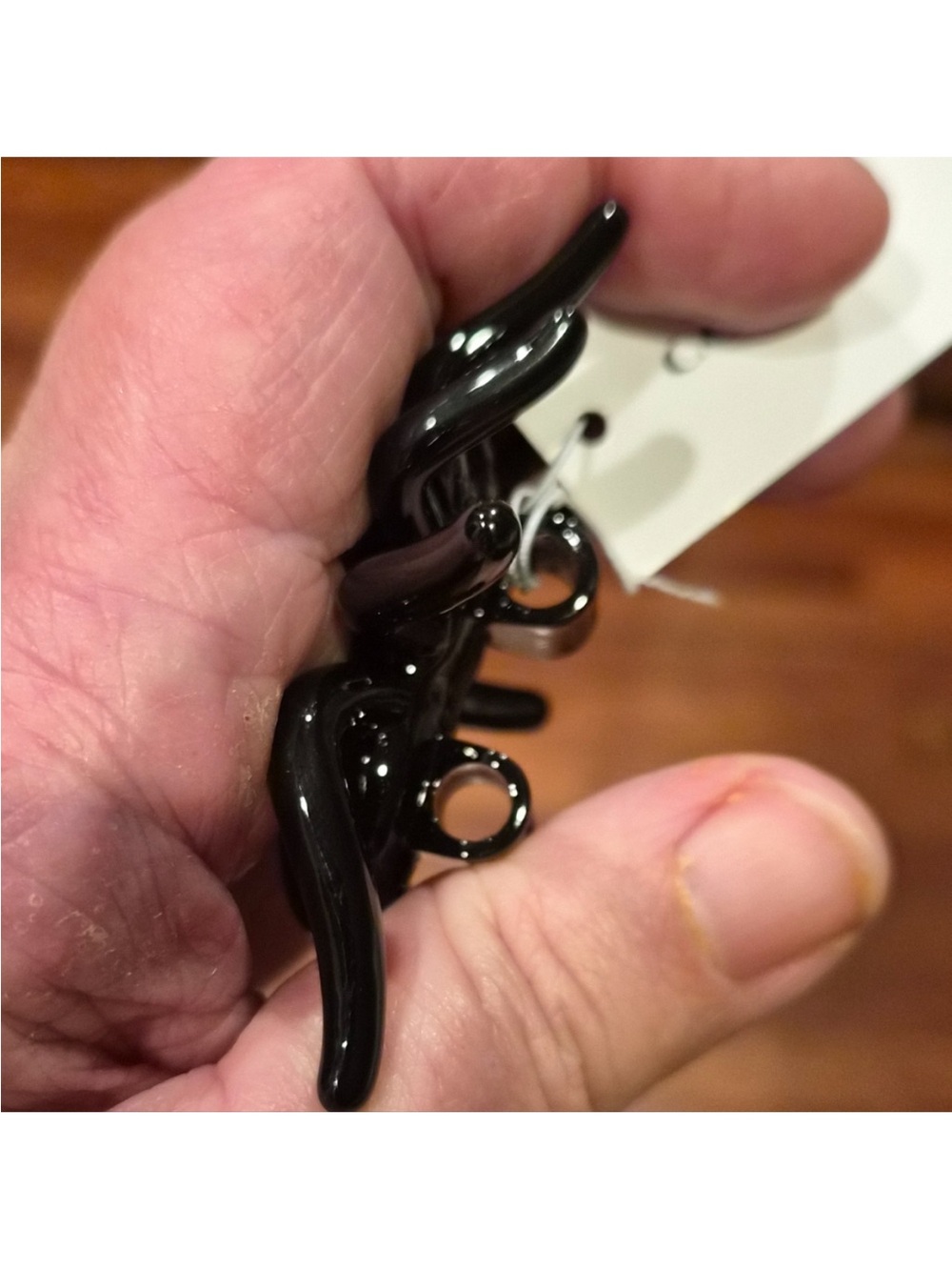 Coach Black Glossy Spider Charm - Picture 10 of 13